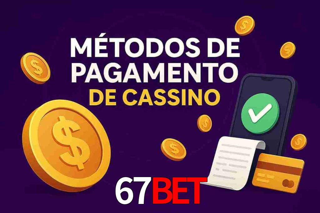 Métodos de Pagamento no 67bet